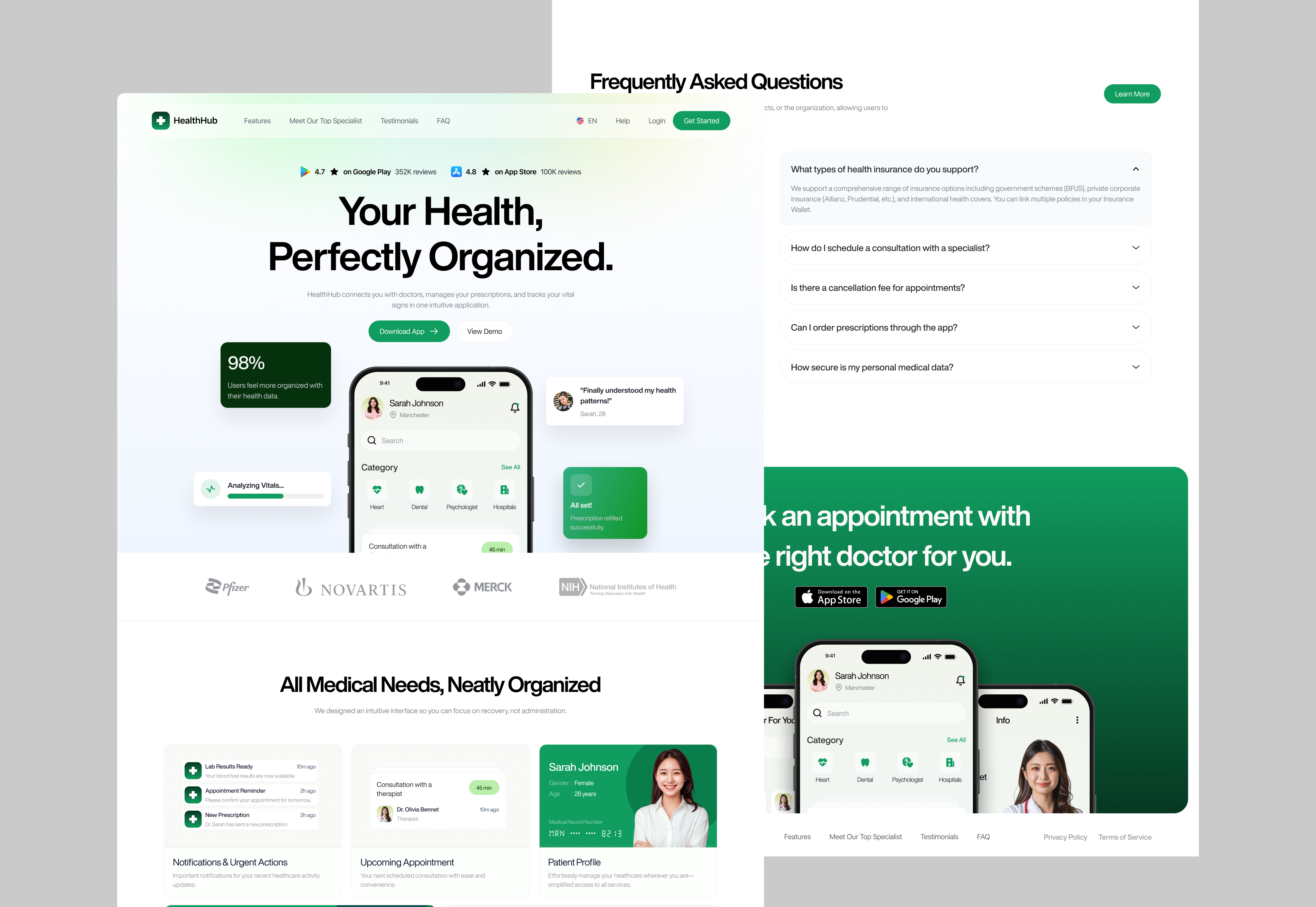 Health Hub project design by Ahmed Jamal