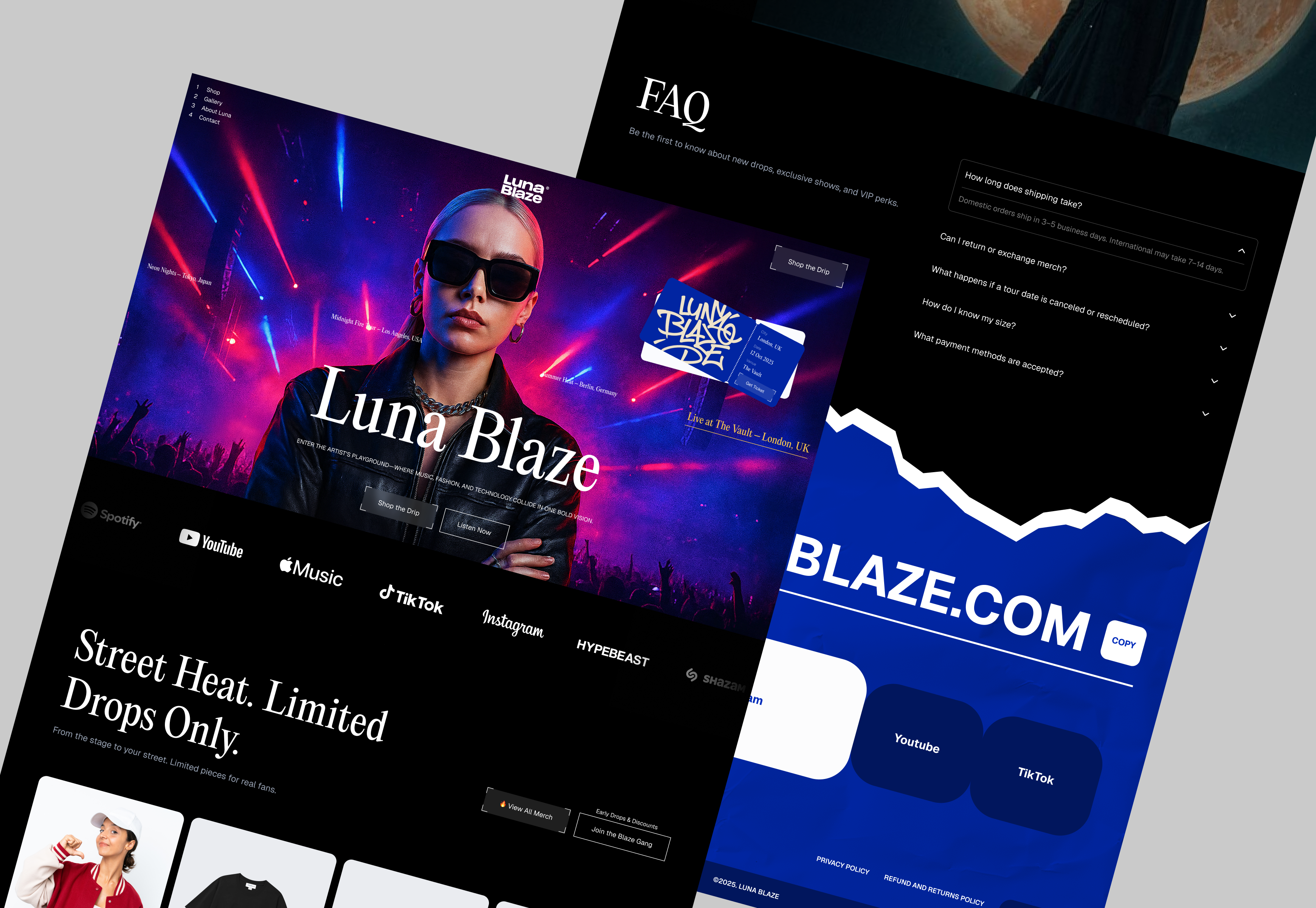 Luna Blaze project design by Ahmed Jamal